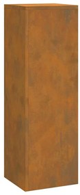 vidaXL Στήριξη φυτών 3 pcs Σκ rusty 24 x 24 x 75 εκ.