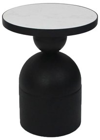 BOMB SIDE TABLE ΜΑΥΡΟ 41x41xH62,5cm - 04-1136