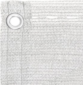 vidaXL Διαχωριστικό Βεράντας Λευκό 120 x 300 εκ. από HDPE