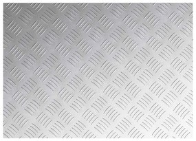 vidaXL Επιφάνειες Καρό 2 pcs Ασημί 70 x 50 cm Αλουμίνιο