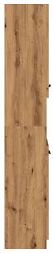 vidaXL Ντουλάπι μπάνιου Artisan Oak 32x34x188,5 cm Κατασκευασμένο ξύλο