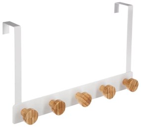 Κρεμάστρα Πόρτας 5 Θέσεων F-V Hooks White 151570B