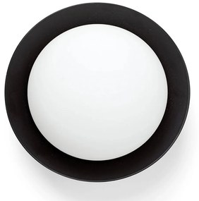 Φωτιστικό Τοίχου - Οροφής May 40096 LED 4W 3000K Black Faro Barcelona Metal, Glass