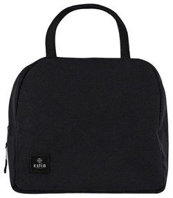 Τσάντα Φαγητού Ισοθερμική 01-17064 28,2x24x13cm 6Lt Black Estia 100% Cotton