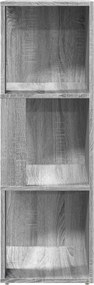 vidaXL Corner Cabinet 33 x 33 x 100 cm Engineered wood Γκρι Sonoma