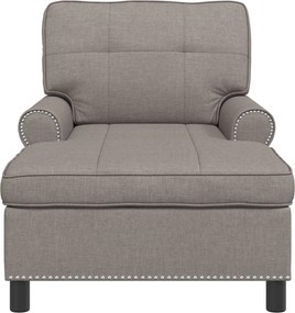 vidaXL Χαλάρωση Taupe ύφασμα 91 x 157 x 91 εκ.