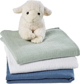 Σετ 3 πάνες από βαμβακερή γάζα, Kumla