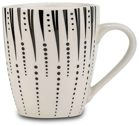 Κούπα Iris 10-099-316 350ml White-Black Nava Porcelain