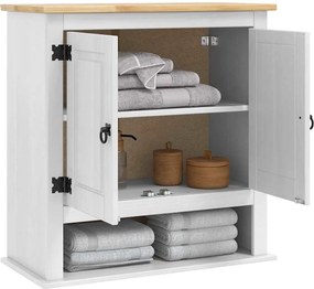 vidaXL Κρεμαστό ντουλάπι Corona Λευκό 70 x 33 x 71,5 εκ.