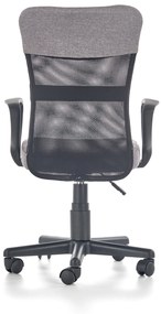 TIMMY o.chair, color: grey / black DIOMMI V-CH-TIMMY-FOT-POPIEL
