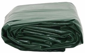 vidaXL Μουσαμάς Πράσινος 650 γρ./μ.² 1,5 x 10 μ.