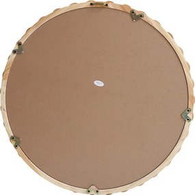 Καθρέπτης Specio pakoworld ξύλο σε φυσική απόχρωση Φ60x4.5εκ
