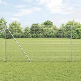 vidaXL Συρματόπλεγμα με ακίδες 10 x 1,5 m Γαλβανισμένος Χάλυβας Ασημί