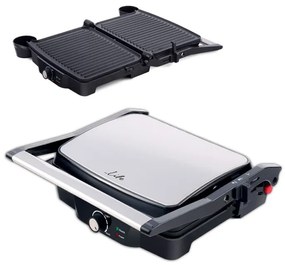 Life Grill Time Τοστιέρα Γκριλιέρα 2000W Inox (221-0130)