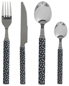 Μαχαιροπήρουνα Με Βάση (Σετ 24τμχ) S-D Geo Black 150005C