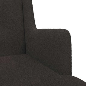 vidaXL Πολυθρόνα Μαύρο Μπουκλέ