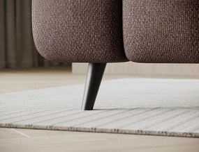 Επενδυμένο κρεβάτι Sober-140 x 200-Καφέ