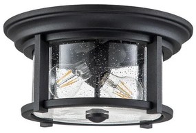 Πλαφονιέρα Φωτιστικό Οροφής 2xE27 IP44 Merrill Elstead Lighting-FE-MERRILL-F-BLK-Μαύρο FE-MERRILL-F-BLK