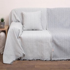 Ριχτάρι 3017 Grey Viopros Two-seater 180x240cm 100% Βαμβάκι