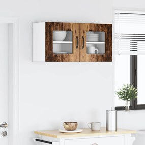 vidaXL Πάνελ πλυντηρίου πιάτων Kalmar 2 pcs Παλιό ξύλο