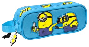 Διπλή Κασετίνα Minions Minionstatic Μπλε (21 x 8 x 6 cm)