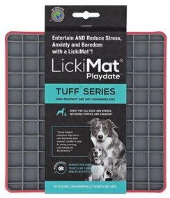 Ταΐστρα σκύλων Lickimat πολυπροπυλένιο TPR Κόκκινο