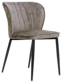 Καρέκλα Τραπεζαρίας Silvana Fylliana Μπέζ 56x43x84εκ. 2αδα 56x43x84 εκ.