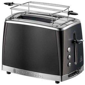 Φρυγανιέρα 2 Θέσεων Luna 26150-56 1550W Black Russell Hobbs Stainless Steel