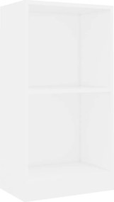 vidaXL Βιβλιοθήκη Λευκή 40x24x75 εκ. από Επεξ. Ξύλο