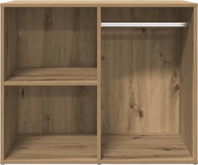 vidaXL Ντουλάπι ντύσιμο Artisan δρυς 80x40x65 cm Κατασκευασμένο ξύλο