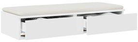vidaXL Συρτάρια Κρεβατιού Λευκά 75x36,5x16,5 εκ από Ξύλο