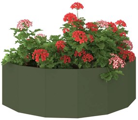 vidaXL Γλάστρα Ελιά Πράσινη 120 x 60 x 35 cm Ατσάλι