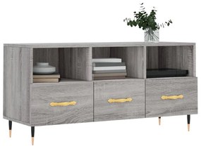 vidaXL Έπιπλο Τηλεόρασης Γκρι Sonoma 102x36x50 εκ. Επεξεργασμένο Ξύλο