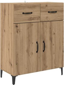 vidaXL Highboard Artisan Oak 69,5 x 34 x 180 εκ. Επεξεργασμένο ξύλο