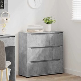 vidaXL Ντουλάπι αποθήκευσης Σκυρόδεμα Γκρι 80 x 31 x 81 εκ