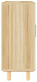 vidaXL Ντουλάπι Καφέ 60 x 30 x 70 εκ. από Μασίφ Πεύκο &amp; Φυσικό Ρατάν