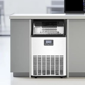 VEVOR Commercial Ice Maker Freestanding Cabinet Machine 120lbs/24H 45 Ice Cubes