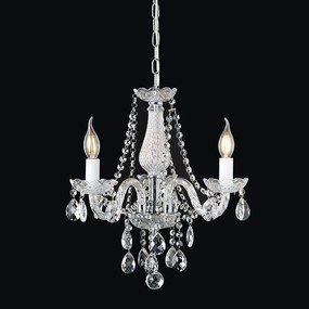 Φωτιστικό Κρεμαστο Aca BLK80413PCC GLADIOLO Διάφανο (Transparent)