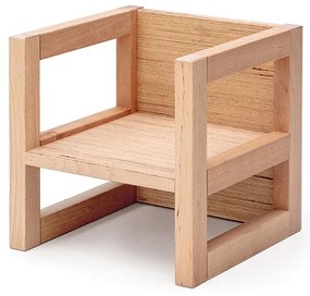 Cubotto 3 σε 1 Premium Καρεκλα Montessori Μπεζ 32x32x32cm