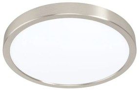 Έξυπνο Φωτιστικό Οροφής Πάνελ LED 19,5W ΙΡ44 3CCT Dimmable Φ28,5cm Fueva-Z Eglo-98845-Νίκελ Ματ 98845
