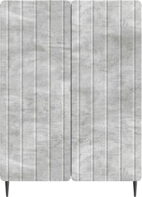vidaXL Πλαϊνό γραφείο Γκρι Σκυροδέματος 66 x 34,5 x 92 εκ.