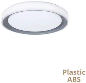Πλαφονιέρα Φωτιστικό Οροφής LED 25W Γκρι 3CCT Tania 4318100 Viokef 4318100 Γκρι