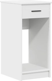 vidaXL Πύργος υπολογιστή με συρτάρι Λευκό 35x45x77 cm