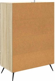 vidaXL Πλαϊνό γραφείο Sonoma Δρυς 66 x 34,5 x 95 εκ.