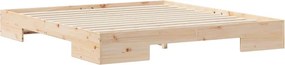 vidaXL Σκελετός Κρεβατιού Καφέ 180 x 200 cm
