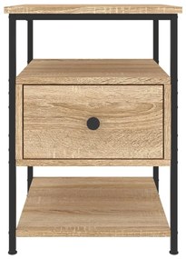 vidaXL Κομοδίνα 2 τεμ. Sonoma Δρυς 40 x 42 x 56 εκ. από Επεξεργ. Ξύλο