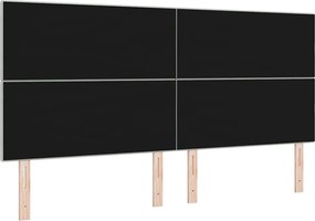 vidaXL LED κεφαλάρι με κεφαλάρι Ανοιχτό γκρι 200 cm Πολυεστέρας