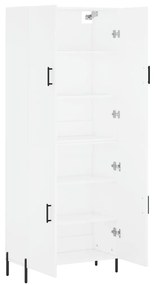 vidaXL Ντουλάπι Λευκό 69,5x34x180 εκ. από Επεξεργασμένο Ξύλο