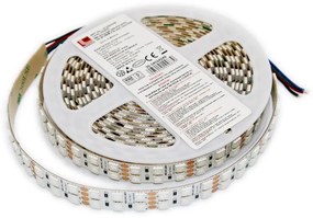Adeleq Ταινία LED Λευκή Αυτοκόλλητη 5m 24VDC 5050 24W Και 180LED Ανά Μέτρο IP20 RGB 30-34024249