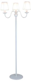 Φωτιστικό Δαπέδου 77-3347 1013-3F Dune White Mat Homelighting Metal, Fabric